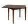 Стол TEODORO (mod. F-SHR3624RD W4) дерево гевея/мдф, 60x90(90x120)x76см, walnut (орех)