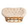 Диван MAMASAN/МАМАСАН 23/02 W /с подушкой/ подушка 182х119 см, 169х102х80 см, Pecan (орех), ткань, Старт