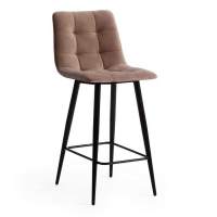 Стул полубарный CHILLY (mod. 7095пб ) / 1 шт. в упаковке ткань/металл, 53x44x94 см, высота до сиденья 66 см, бежевый barkhat 5/черный Стул полубарный CHILLY (mod. 7095пб ) / 1 шт. в упаковке ткань/металл, 53x44x94 см, высота до сиденья 66 см, бежевый barkhat 5/черный