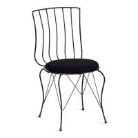 Стул LALITA (mod. 172) металл/ткань, 44 х 51.5 х 85 см, Black (черный) (Комплект из 2 шт.)