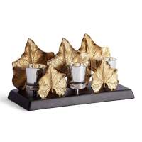 Подсвечник Secret De Maison MAPLE2 ( mod. 9374 ) алюминиевый сплав, 31,5x15x17 см, золотой, черный/gold, black powder coated Подсвечник Secret De Maison MAPLE2 ( mod. 9374 ) алюминиевый сплав, 31,5x15x17 см, золотой, черный/gold, black powder coated