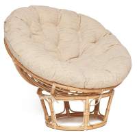 Кресло PAPASAN ECO/ПАПАСАН ЭКО P115-1/SP STD /c подушкой, ремешками/ диаметр подушки 129 см, 115x101x92 см, Natural (натуральный), ткань Старт Кресло PAPASAN ECO/ПАПАСАН ЭКО P115-1/SP STD /c подушкой, ремешками/ диаметр подушки 129 см, 115x101x92 см, Natural (натуральный), ткань Старт