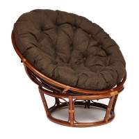 Кресло PAPASAN/ПАПАСАН 23/01 W /с подушкой/ диаметр подушки 125 см, 115х101х104 см, Pecan (орех), ткань Коричневый, 3М7-147 Кресло PAPASAN/ПАПАСАН 23/01 W /с подушкой/ диаметр подушки 125 см, 115х101х104 см, Pecan (орех), ткань Коричневый, 3М7-147