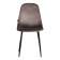 Стул BREEZE (mod. JSC-58) Велюр/металл , 44 х 53 х 86 см, Dark grey (темно-серый) HLR24 / черный (Комплект из 4 шт.)