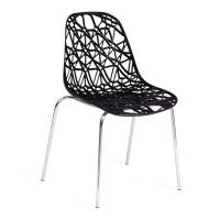 Стул CRISPY (mod. 61) / 1 шт. в упаковке металл, пластик, 44 x 56.5 x 80 см, Black (черный) 05/хром Стул CRISPY (mod. 61) / 1 шт. в упаковке металл, пластик, 44 x 56.5 x 80 см, Black (черный) 05/хром