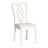 Стул - Афродита/ Aphrodite дерево гевея, 46х54х99см, Ivory white, ткань кремовая с рисунком (А04) (Комплект из 2 шт.) Стул - Афродита/ Aphrodite дерево гевея, 46х54х99см, Ivory white, ткань кремовая с рисунком (А04) (Комплект из 2 шт.)