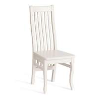 Стул DOLCE жёсткое сидение бук, мдф, 40х46х100см, Ivory white Стул DOLCE жёсткое сидение бук, мдф, 40х46х100см, Ivory white