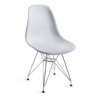 Стул CINDY IRON CHAIR (EAMES) (mod. 002) / 1 шт. в упаковке металл, пластик, 51x46x82,5, белый Стул CINDY IRON CHAIR (EAMES) (mod. 002) / 1 шт. в упаковке металл, пластик, 51x46x82,5, белый