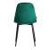 Стул BREEZE (mod. JSC-58) Велюр/металл , 44 х 53 х 86 см, Green (зеленый) HLR56 / черный (Комплект из 4 шт.)