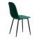 Стул BREEZE (mod. JSC-58) Велюр/металл , 44 х 53 х 86 см, Green (зеленый) HLR56 / черный (Комплект из 4 шт.)