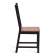 Стул Соната / Sonata chair массив сосны, 41х50х95 см, антик/чёрный (Комплект из 2 шт.)