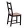 Стул Соната / Sonata chair массив сосны, 41х50х95 см, антик/чёрный (Комплект из 2 шт.)