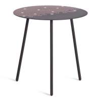 Столик кофейный TETCHAIR металл, 45 х 45 х 45 см, черный с лого Столик кофейный TETCHAIR металл, 45 х 45 х 45 см, черный с лого