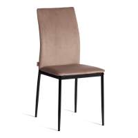Стул CAPRI (mod. BC565-DC) / 1 шт. в упаковке металл, флок, 43 х 53 х 92 см, Beige (бежевый) HLR8 / черный Стул CAPRI (mod. BC565-DC) / 1 шт. в упаковке металл, флок, 43 х 53 х 92 см, Beige (бежевый) HLR8 / черный
