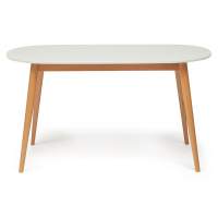 Стол обеденный MAX (Макс) основание бук, столешница мдф, 140 х 80 х 75см, Белый+Натуральный ( Бук) Стол обеденный MAX (Макс) основание бук, столешница мдф, 140 х 80 х 75см, Белый+Натуральный ( Бук)