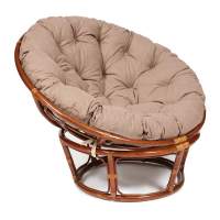 Кресло PAPASAN/ПАПАСАН 23/01 W /с подушкой/ 115х101х104 см, Pecan (орех), экошерсть Коричневый, 1811-5 Кресло PAPASAN/ПАПАСАН 23/01 W /с подушкой/ 115х101х104 см, Pecan (орех), экошерсть Коричневый, 1811-5