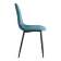 Стул BREEZE (mod. JSC-58) Велюр/металл , 44 х 53 х 86 см, light blue (светло-синий) HLR60 / черный (Комплект из 4 шт.)