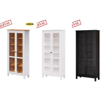 Шкаф-витрина ХЕМНЭС белый/светло-коричневый Икеа (Кымор) Шкаф-витрина ХЕМНЭС белый/светло-коричневый Икеа (Кымор)