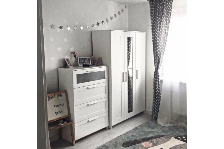 БРИМНЭС / BRIMNES комод 4 ящика, IKEA оригинал-1