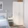 Шкаф платяной 2-дверный IKEA BRIMNES, 78х190 см, белый