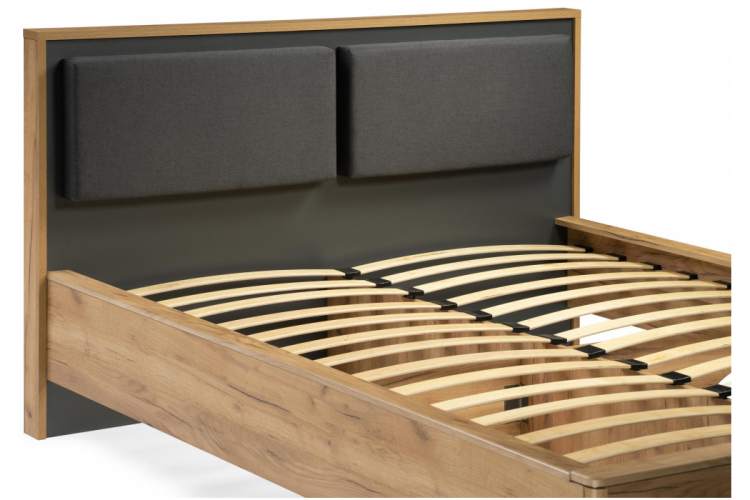 Кровать Клауд 160х200 парящая дуб крафт золотой / антрацит-5