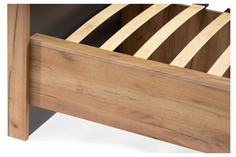 Кровать Клауд 160х200 парящая дуб крафт золотой / антрацит-7