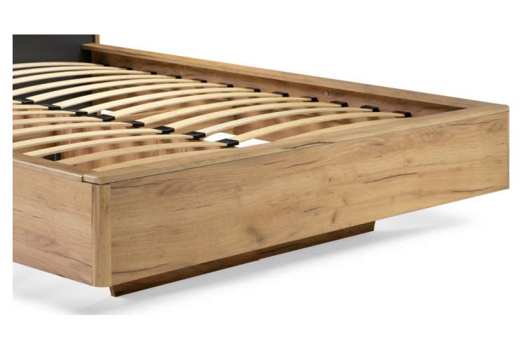 Кровать Клауд 160х200 парящая дуб крафт золотой / антрацит-9