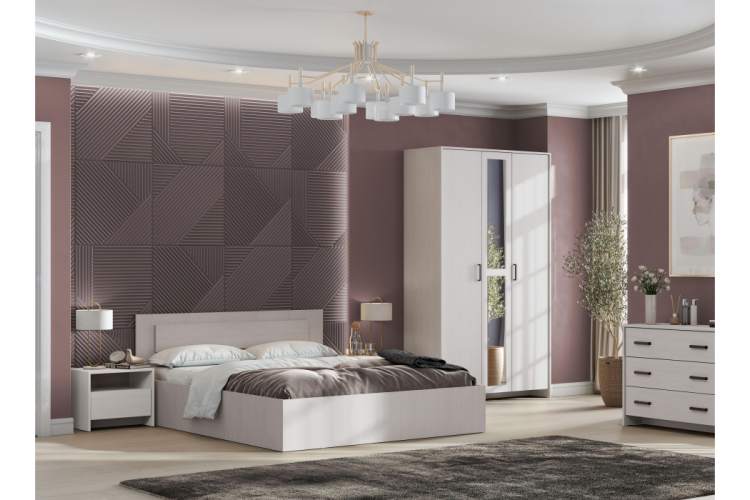 Кровать Taika 160х200 ясень анкор светлый-2