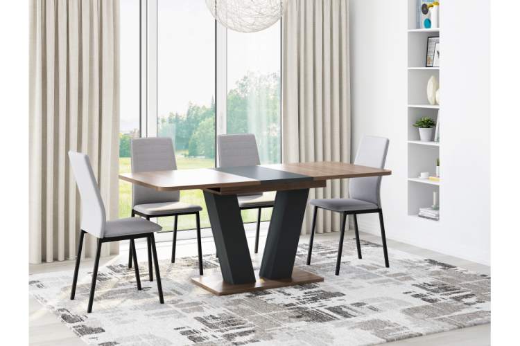 Стол Сиатан дуб табачный / графит-1