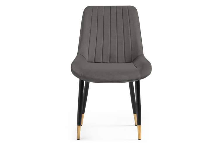 Стул на металлокаркасе Seda-1 dark gray / gold / black-2