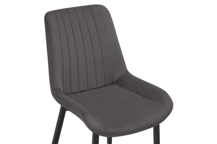 Стул на металлокаркасе Seda-1 dark gray / gold / black-5