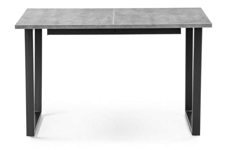 Стол деревянный раскладной Лота Лофт 120 25 мм бетон / черный матовый-2