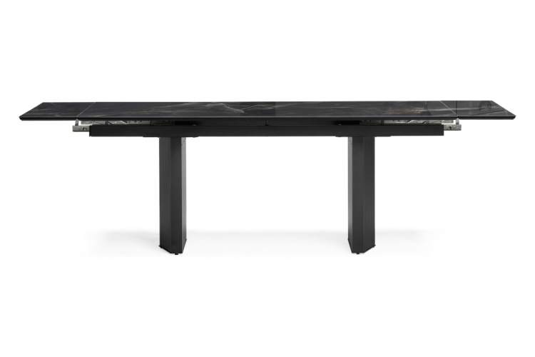 Керамический стол Монерон 200(260)х100х77 black paradise / черный-3