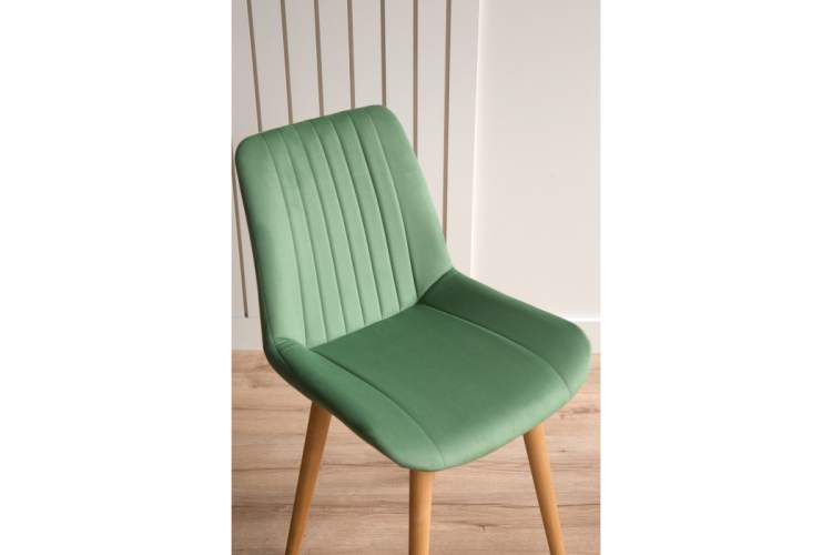 Стул деревянный Седа фисташковый (zd 651) / светлое дерево np-6