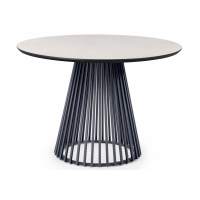 Керамический стол Нэнси 110 krater perla repose / черный