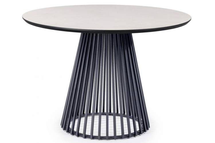 Керамический стол Нэнси 110 krater perla repose / черный