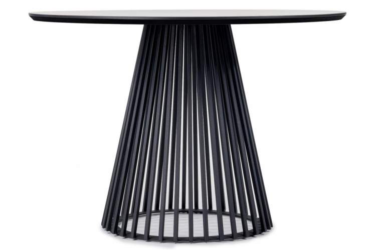 Керамический стол Нэнси 110 krater perla repose / черный-8