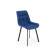 Стул на металлокаркасе Челси 360 П синий (zd 798) / черный np