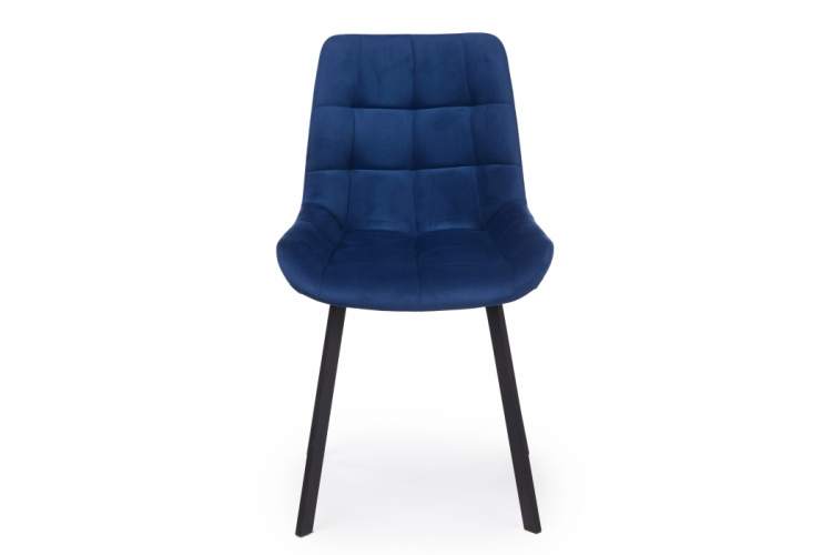 Стул на металлокаркасе Челси 360 П синий (zd 798) / черный np-5