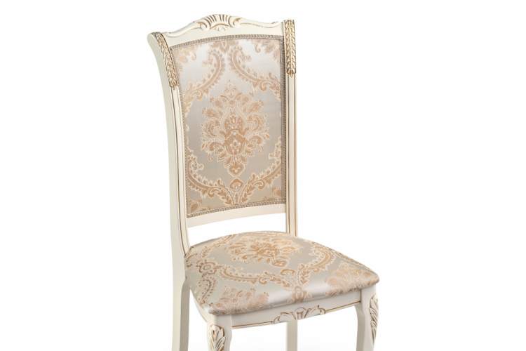 Стул деревянный Керия ткань слоновая кость / ткань С65-4