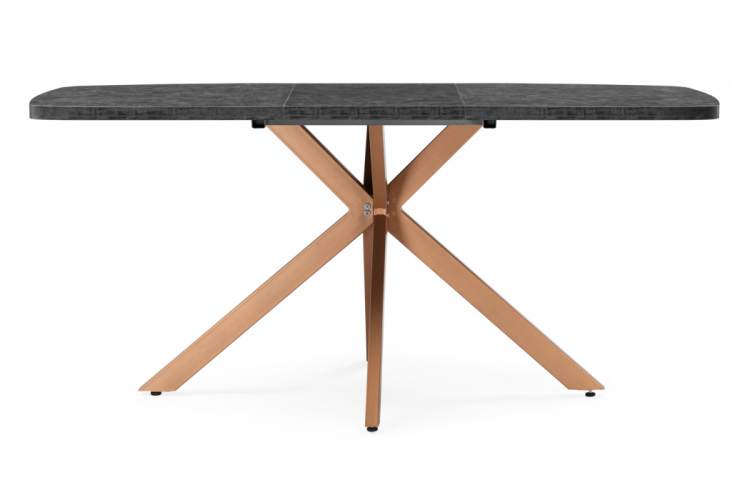 Стол деревянный Кортез 32 116(160)x77 раздвижной малави / медь-9