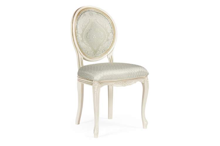 Стул деревянный Инои ткань soprano pearl / ромб / бежевое золото