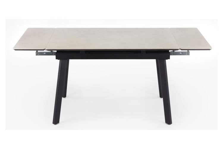 Керамический стол Норман 120(180)х80 carmen light grey / черный-9