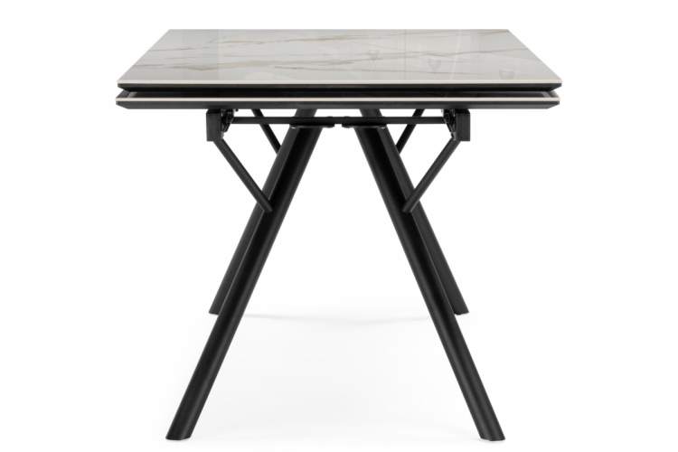 Керамический стол Ворен 180(240)x90 calacatta gold / черный-8
