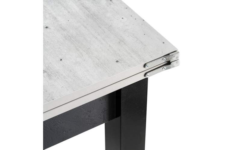 Обеденная группа Блавир белый полимер / серый полимер / метрополитан грей / черный-14