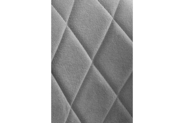 Стул на металлокаркасе Гутрид ромбы спереди серый / черный-5