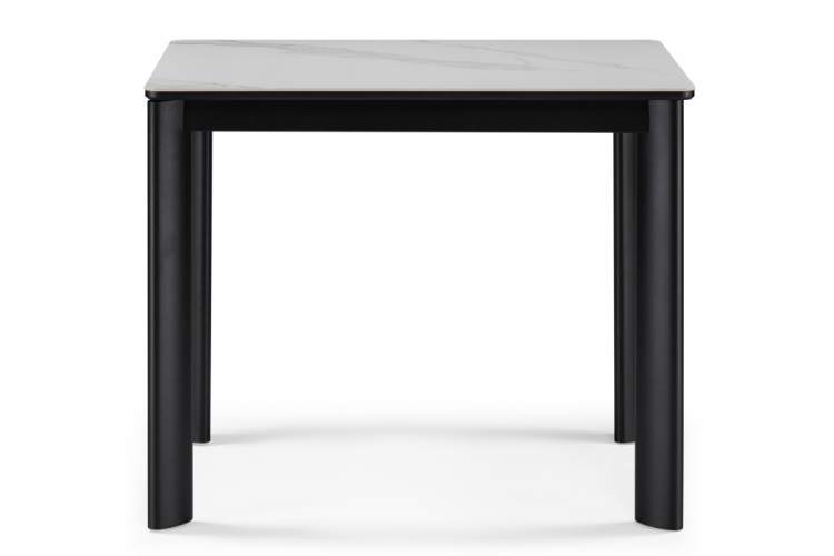 Керамический стол Кина 90(130)х65х76 alpine white / черный-4