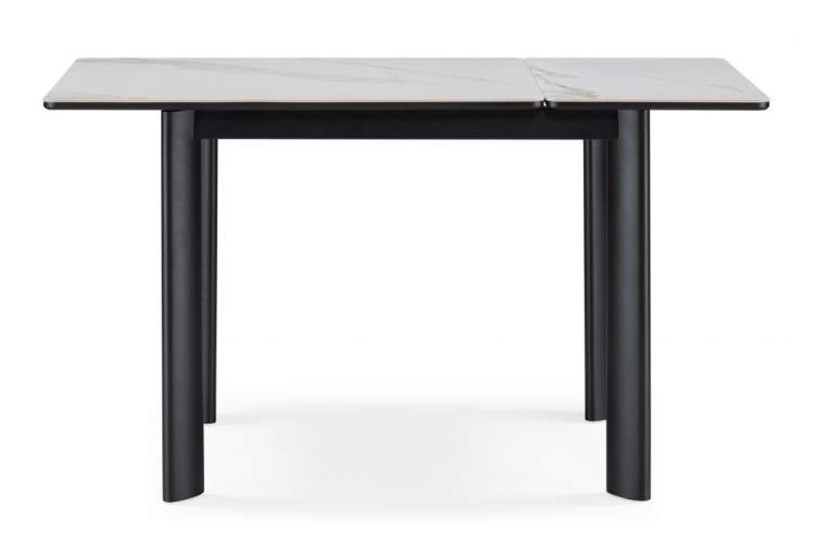 Керамический стол Кина 90(130)х65х76 alpine white / черный-5