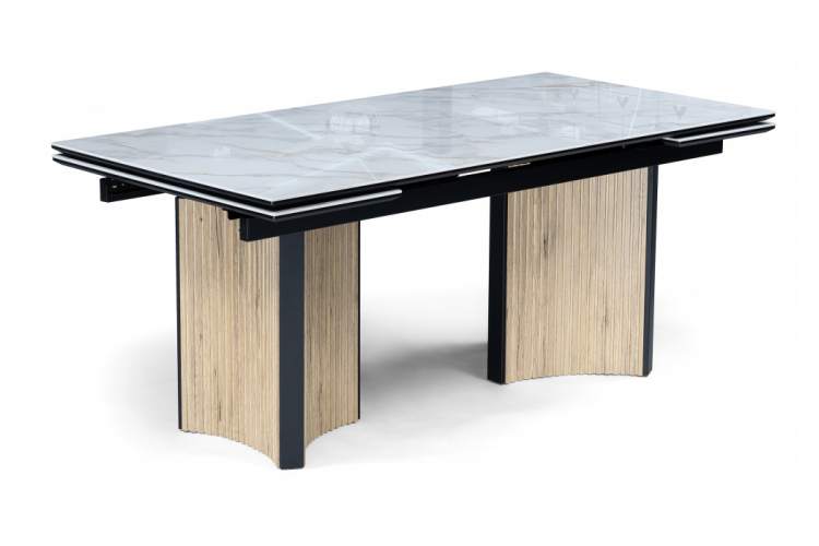 Керамический стол Саливан 180x90 carla larkin / дуб монтана