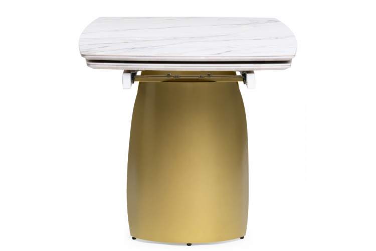 Керамический стол Готланд 180(240)х90х79 вяз скандинавский / золото-4